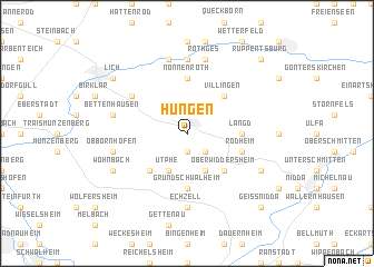 Hungen (Germany) map - nona.net