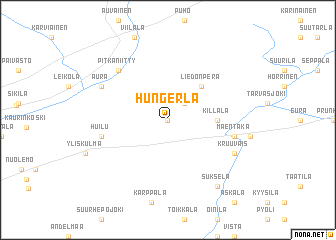 map of Hungerla