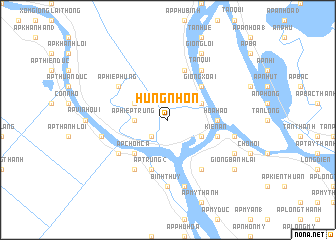 map of Hưng Nhơn