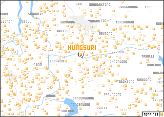 map of Hŭngsu-ri