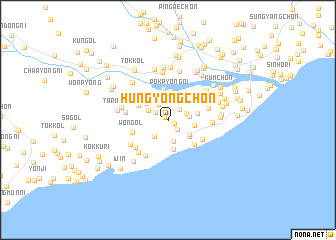 map of Hŭngyong-ch\