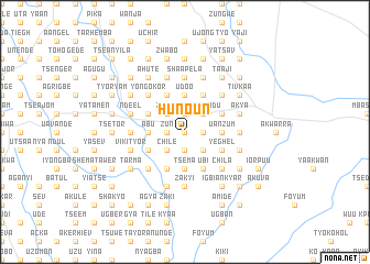 map of Hunoun