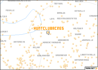 map of Hunt Club Acres