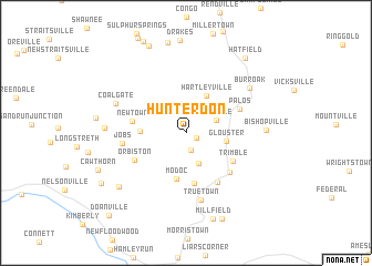map of Hunterdon
