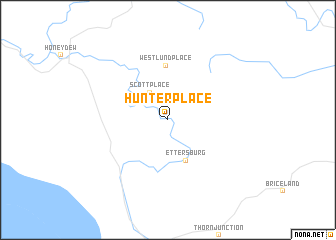 map of Hunter Place