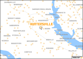 map of Huntersville
