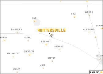 map of Huntersville