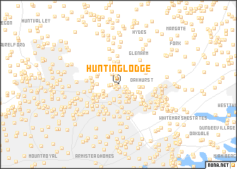 map of Hunting Lodge