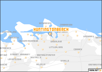 map of Huntington Beach