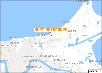 map of Huntington Park