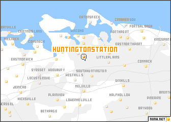 map of Huntington Station
