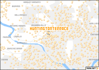 map of Huntington Terrace