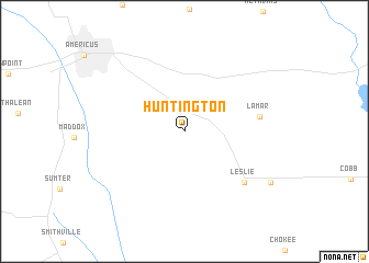 map of Huntington