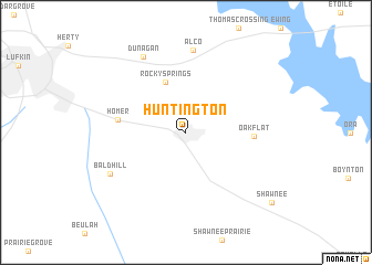 map of Huntington