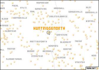 map of Huntridge North