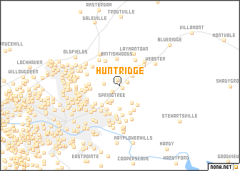 map of Huntridge