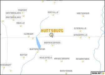 map of Huntsburg