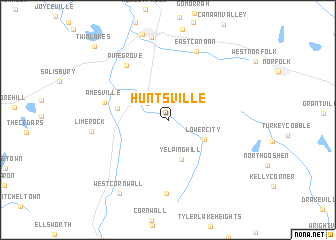 map of Huntsville