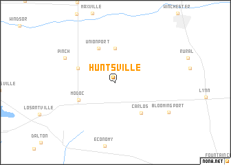 map of Huntsville
