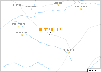 map of Huntsville