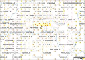 map of Hunupola