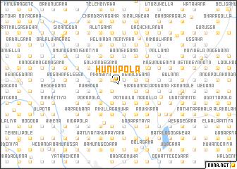 map of Hunupola