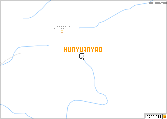 map of Hunyuanyao