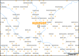 map of Huổi Muôn
