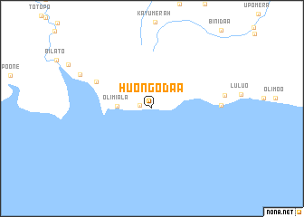 map of Huongodaa