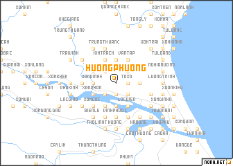 map of Hương Phương