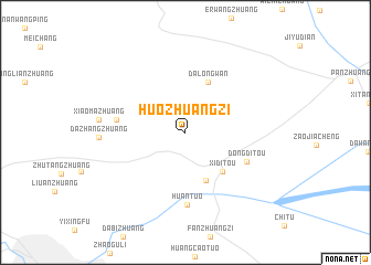 map of Huozhuangzi