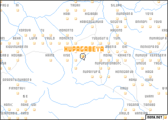 map of Hupagabeya