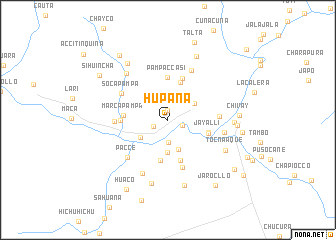 map of Hupana