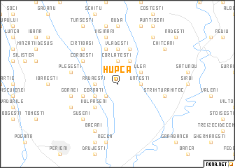 map of Hupca