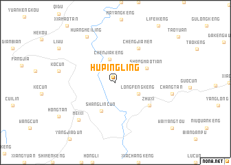 map of Hupingling