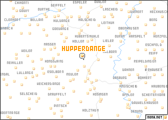 map of Hupperdange