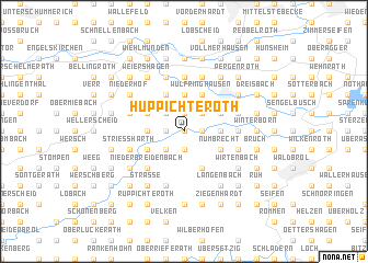 map of Huppichteroth