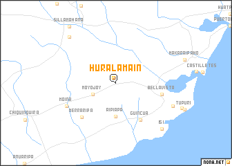 map of Huralamain