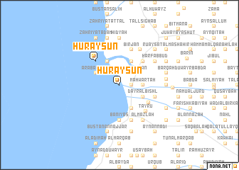 map of Ḩurayşūn