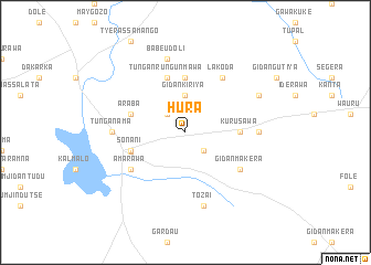 map of Hura