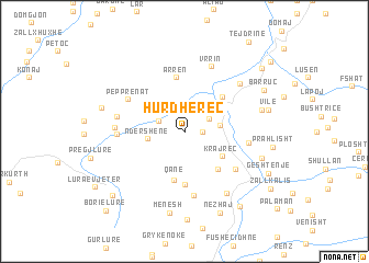 map of Hurdhë-Reç