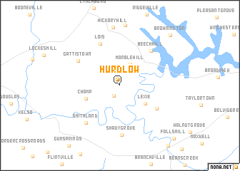 map of Hurdlow