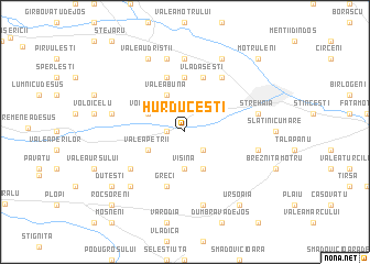 map of Hurduceşti