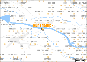 map of Hurendeich