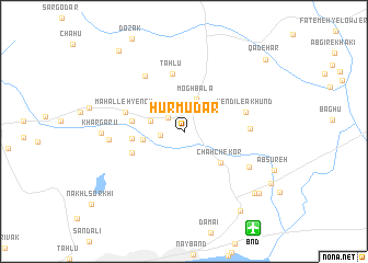 map of Hūrmūdar