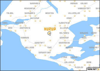 map of Hurup