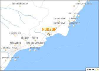 map of Hurzuf