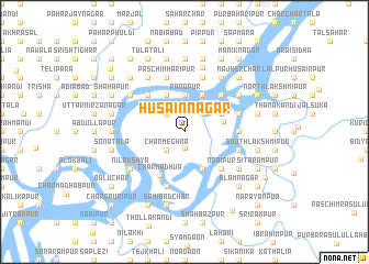 map of Husainnagar