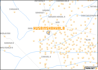 map of Husain Shāhwāla