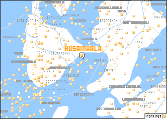 map of Husainwāla